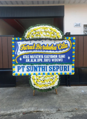 Papan Bunga Duka di Pante Bidari